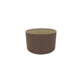 D0285  Sigma 30cm Dual Faux Silk Fabric Shade Raw Cocoa, Grecian Bronze